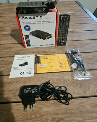 Mini Decoder Digitale Terrestre DVB-T2 HD Majestic