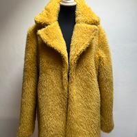 Eco pelliccia giallo ocra