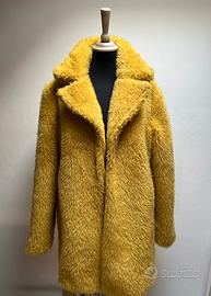Eco pelliccia giallo ocra