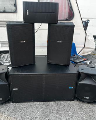 IMPIANTO AUDIO PROFESSIONALE