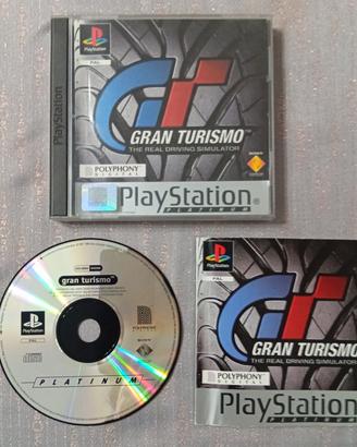Gioco Gran Turismo PS1 con custodia e libretto 