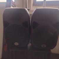 casse e subwoofer amplificate e stativi