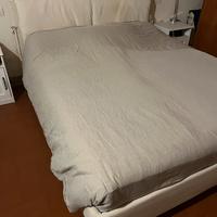 Letto mattimoniale artigianale doghe il legno