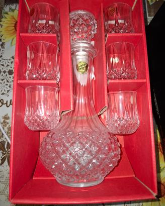 Set bicchieri e caraffa in vetro Cristal d’Arques
