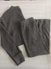 Set maglia e gonna lunga Zara grigio taglia s