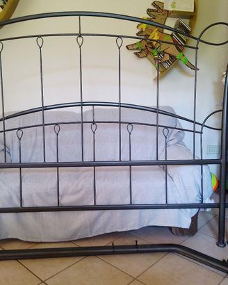 letto matrimoniale in ferro battuto Bontempi