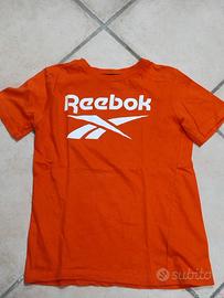 T-shirt Reebok Arancione Ragazzo 13-14 Anni 