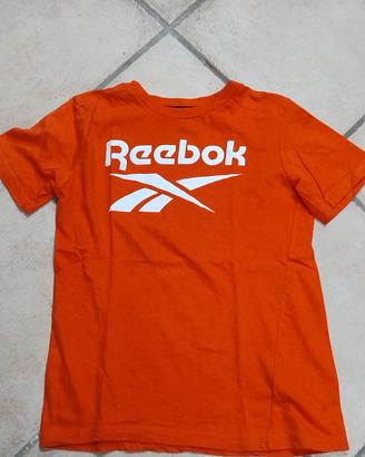 T-shirt Reebok Arancione Ragazzo 13-14 Anni 
