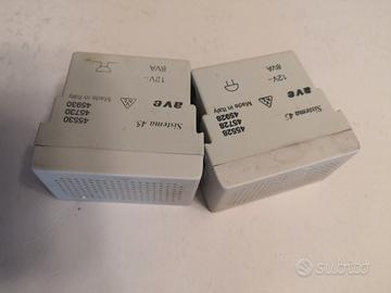 lotto placche e frutti Ave sistema 45