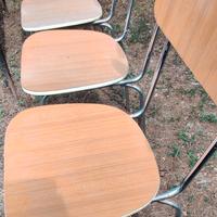 6 sedie modernariato