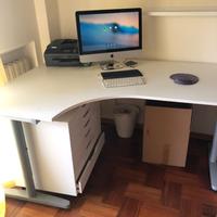 Scrivania Ikea + cassettiera