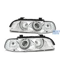 FARI BMW E39 95-03 XENON ANGEL EYES FONDO CROMATO