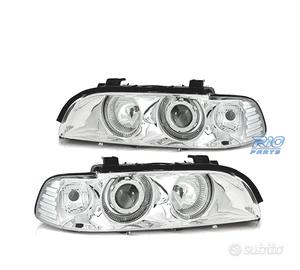 FARI BMW E39 95-03 XENON ANGEL EYES FONDO CROMATO