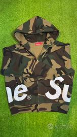Felpa a zip Supreme