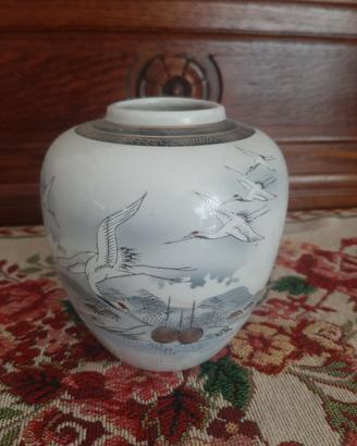 Vaso Miniatura Giapponese Kutani in Porcellana