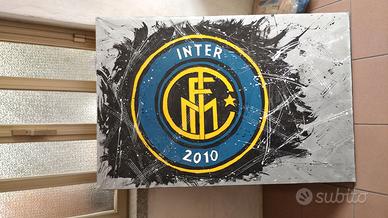 quadro Inter dipinto a mano su tela