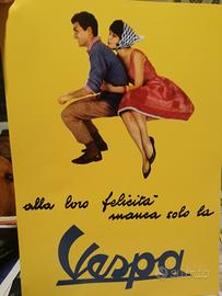 Vespa Piaggio manifesto 