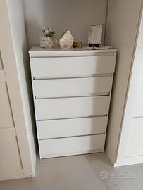 Cassettiera IKEA bianca