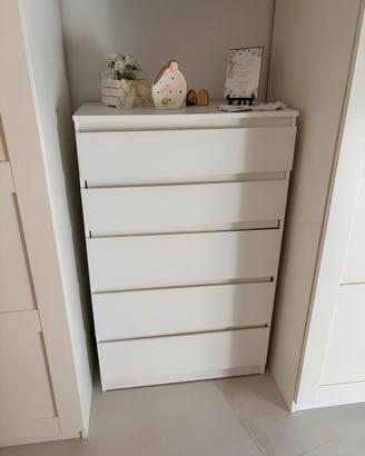 Cassettiera IKEA bianca