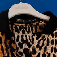 Camicia leopardata xs zara