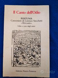 Il canto dell'odio postuma Lorenzo stecchetti