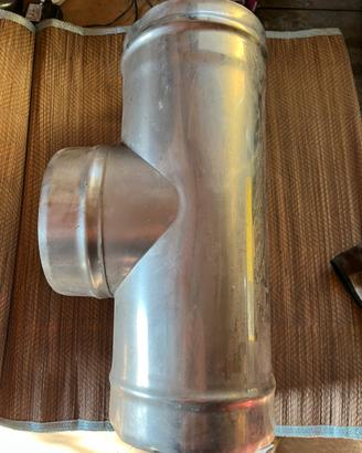 Raccordo TEE 90° Maschio In Acciaio INOX 200mm