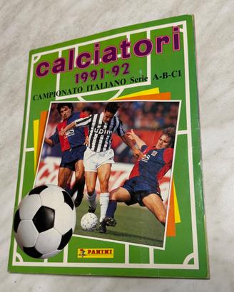 Album figurine calciatori Panini 1991/92 completo