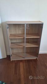 Libreria vetro bassa