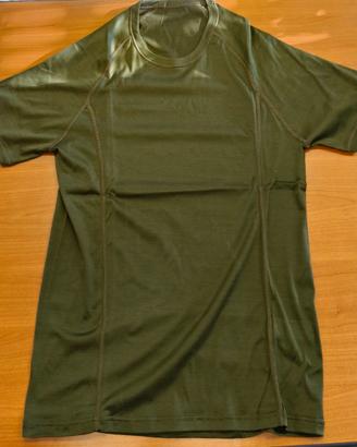 4 t-shirt verde militare tg. L