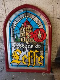 Quadro a specchio da collezione birra Leffe