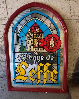 Quadro a specchio da collezione birra Leffe