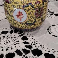 Vintage barattolo porcellana cinese 