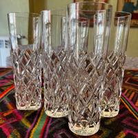 Set 5 Bicchieri Highball Cristallo Pesante Vintage