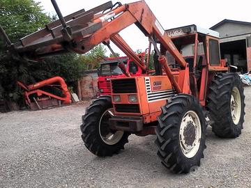 fiat 980 DT con forcone same panter 90 cv