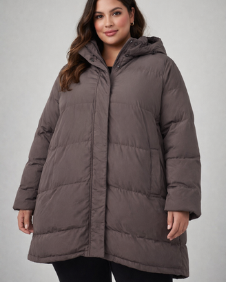 Piumino lungo oversize c&a idrorepellente