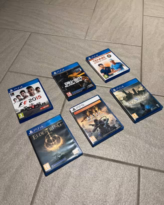 Lotto giochi PS4 e PS5 usati titoli assortiti