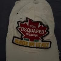 Cappello Dsquared2 bianco beach mare