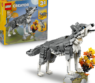 LEGO Creator 3 in 1 Animali della Foresta: Lupo Gr