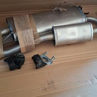 Marmitta centrale e' posteriore fiat seicento 900