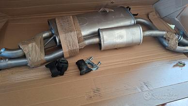 Marmitta centrale e' posteriore fiat seicento 900