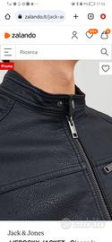 giacca similpelle  Jack&Jones uomo