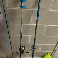  2 canne da pesca alla trota