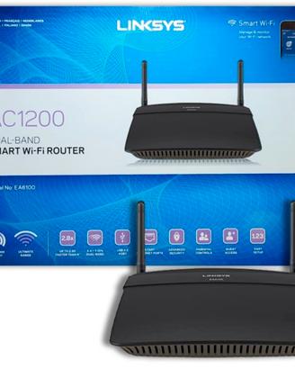 Linksys router wireless dualband ac1200 con app sm