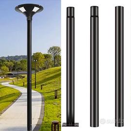 PALO IN METALLO DA 3 METRI PER LAMPIONE LED E TELE