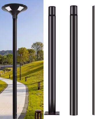 PALO IN METALLO DA 3 METRI PER LAMPIONE LED E TELE