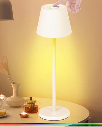 NUOVA Lampada da Tavolo Senza Fili Impermeabile