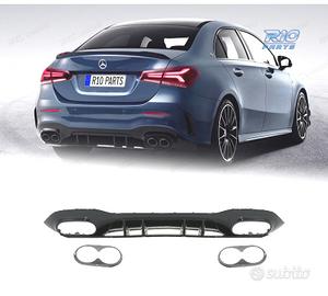 DIFFUSORE MERCEDES CLASSE A V177 19-24 LOOK A45