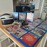 PLaystation 4 + pad+VR+10Giochi