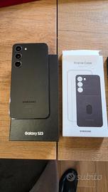 SAMSUNG S23 8 + 256GB - Phantom Black + COVER 