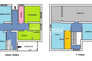 Casa indipendente di 184 mq con corte circostante